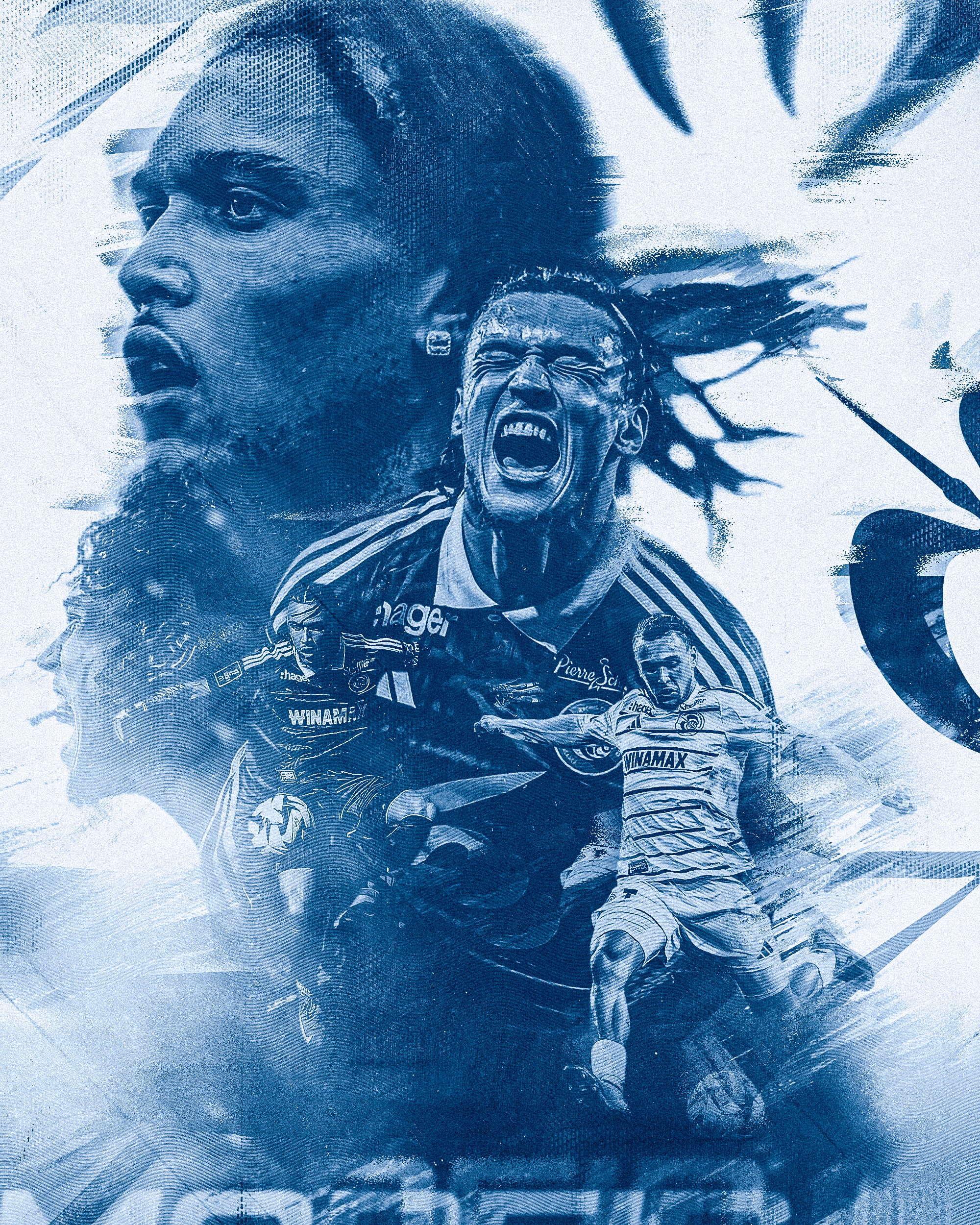 Création visuelle Diego Moreira - image premium pour club de sport